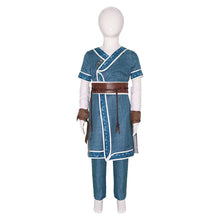 Laden Sie das Bild in den Galerie-Viewer, Kinder Avatar:The Last Airbender Katara Avatar 2024 TV Cosplay Kostüm SET