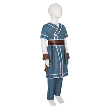Laden Sie das Bild in den Galerie-Viewer, Kinder Avatar:The Last Airbender Katara Avatar 2024 TV Cosplay Kostüm SET