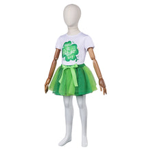 Laden Sie das Bild in den Galerie-Viewer, Mädchen Kinder St. Patrick’s Day Tüllkleid Saint Patrick's Day Kleid