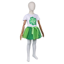 Laden Sie das Bild in den Galerie-Viewer, Mädchen Kinder St. Patrick’s Day Tüllkleid Saint Patrick's Day Kleid