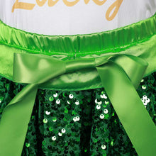 Laden Sie das Bild in den Galerie-Viewer, Mädchen St. Patrick’s Day Tüllkleid Saint Patrick's Day Kinder Kleid