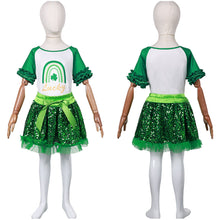Laden Sie das Bild in den Galerie-Viewer, Mädchen St. Patrick’s Day Tüllkleid Saint Patrick's Day Kinder Kleid