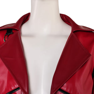 2024 Arcane: League of Legends Vi rot Jacke Cosplay Outfits