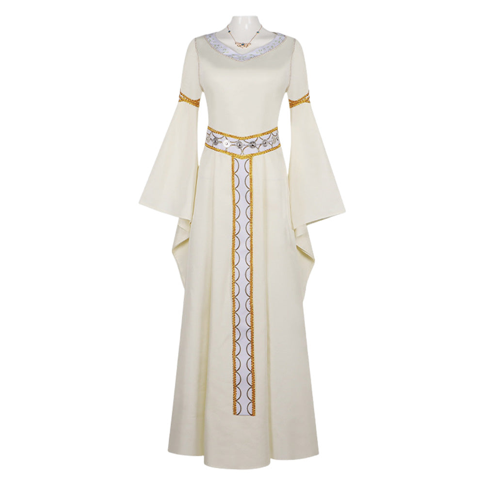 Éowyn weiß Robe The Lord of the Rings Eowyn Cosplay Kostüm Set