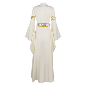 Éowyn weiß Robe The Lord of the Rings Eowyn Cosplay Kostüm Set