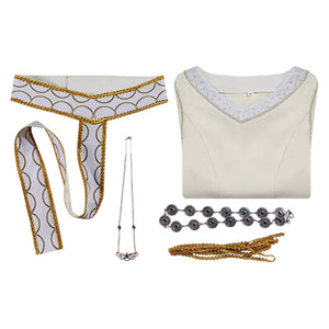 Éowyn weiß Robe The Lord of the Rings Eowyn Cosplay Kostüm Set