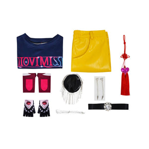 Kinder Mädchen Mira Kostüm Kpop Demon Hunters Mira Cosplay Outfits