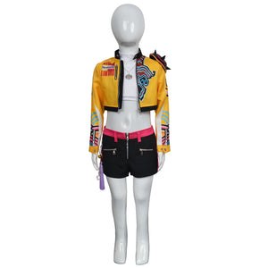 Kinder Mädchen Rumi Kostüm Kpop Demon Hunters Rumi Cosplay Outfits