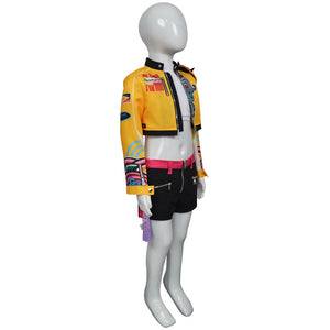 Kinder Mädchen Rumi Kostüm Kpop Demon Hunters Rumi Cosplay Outfits