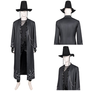 Abby Saja schwarz Kostüm Set K-Pop: Demon Hunters Boys Group Saja Boys Abby Outfits