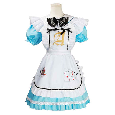 Alice: Madness Returns Alice blaues Kleid Cosplay Kostüm Set