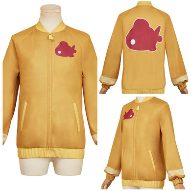 Amate Yuzuriha gelb Jacke Mobile Suit Gundam GQuuuuuuX Machu Cosplay Outf