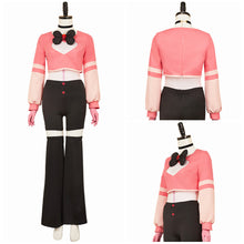 Laden Sie das Bild in den Galerie-Viewer, Angel Dust rosa Kostüm Set Hazbin Hotel 2 Angel Cosplay Outfits