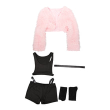 Laden Sie das Bild in den Galerie-Viewer, Angel Dust rosa Kostüm Set Hazbin Hotel 2025 Anthony Cosplay Outfit