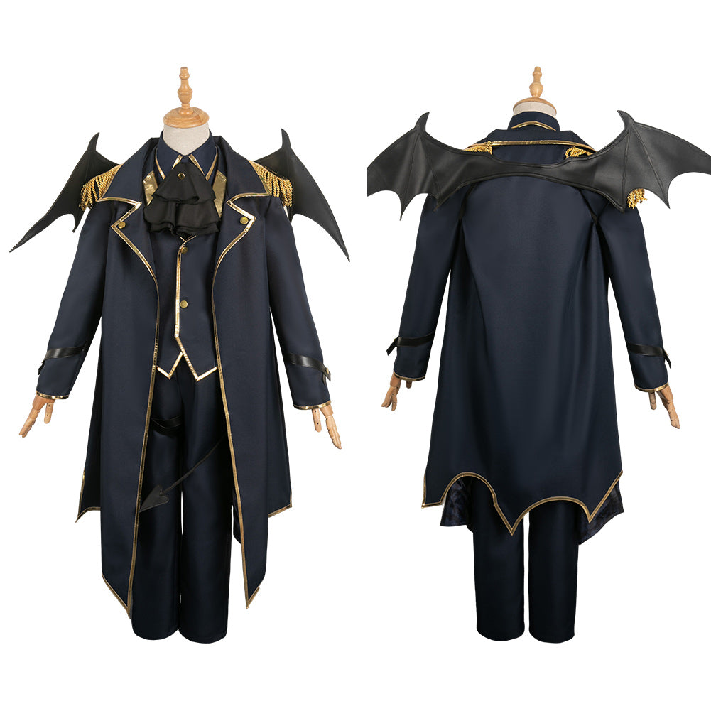 Anime Blue Lock Nagi Seishiro Devil Kostüm Set Nagi Halloween Outfits