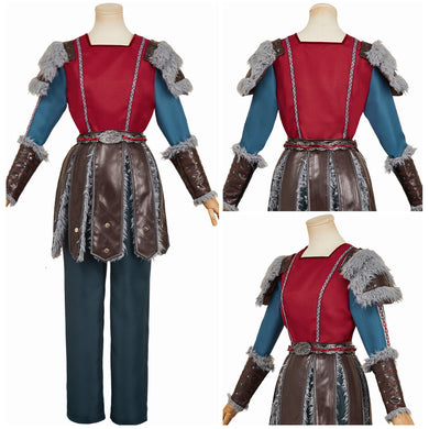 Astrid Outfits Drachenzähmen leicht gemacht Astrid Hofferson rot Kostüm Set