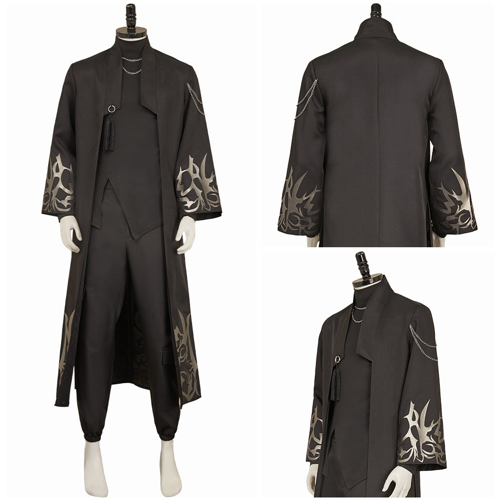 Baby Saja KPop Demon Hunters Schwarz Kostüm Set Cosplay Outfits