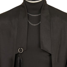 Laden Sie das Bild in den Galerie-Viewer, Baby Saja KPop Demon Hunters Schwarz Kostüm Set Cosplay Outfits