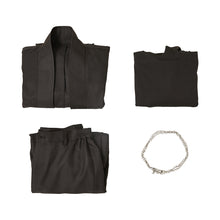 Laden Sie das Bild in den Galerie-Viewer, Baby Saja KPop Demon Hunters Schwarz Kostüm Set Cosplay Outfits