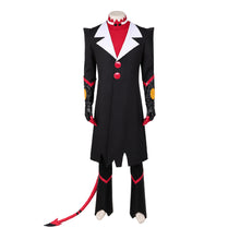 Laden Sie das Bild in den Galerie-Viewer, Blitzo schwarz Kostüm Set Helluva Boss Blitz Cosplay Outfit