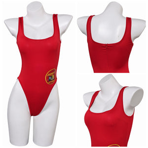 C.J. Parker Baywatch Damen Sommer rot Bademode einteiliger Badeanzug