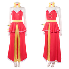 Laden Sie das Bild in den Galerie-Viewer, Charlie Morningstar rot Kostüm Set Hazbin Hotel Charlie Cosplay Outfit