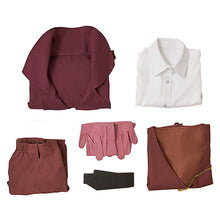 Laden Sie das Bild in den Galerie-Viewer, Charlotte Morningstar weinrot Kostüm Set Hazbin Hotel Charlie Cosplay Kostüm