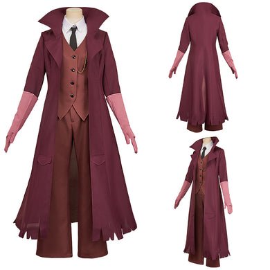 Charlotte Morningstar weinrot Kostüm Set Hazbin Hotel Charlie Cosplay Kostüm