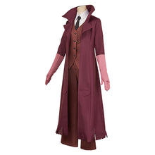 Laden Sie das Bild in den Galerie-Viewer, Charlotte Morningstar weinrot Kostüm Set Hazbin Hotel Charlie Cosplay Kostüm