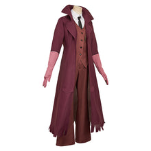 Laden Sie das Bild in den Galerie-Viewer, Charlotte Morningstar weinrot Kostüm Set Hazbin Hotel Charlie Cosplay Kostüm