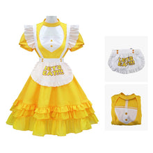 Laden Sie das Bild in den Galerie-Viewer, Chica geld Kleid Five Nights at Freddy's Chica Cosplay Outfit