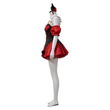 Laden Sie das Bild in den Galerie-Viewer, Clown rot Kleid Harley Quinn Halloween Karneval Kostüm