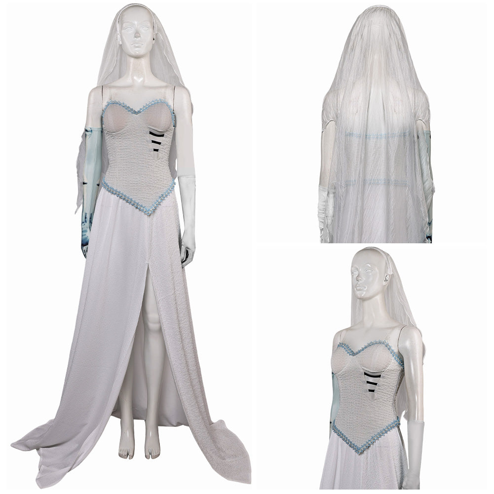 Corpse Bride – Hochzeit mit einer Leiche Emily Cosplay Kostüm