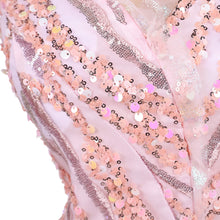 Laden Sie das Bild in den Galerie-Viewer, Damen Glinda rosa Kleid Wicked for Good Glinda Cosplay Outfits