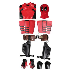 Deadpool & Wolverine weblich Deadpool Jumpsuit Cosplay Kostüm