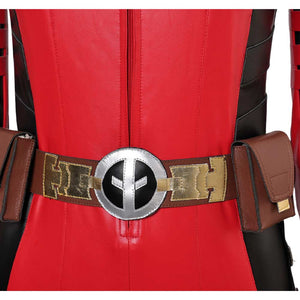 Deadpool & Wolverine weblich Deadpool Jumpsuit Cosplay Kostüm