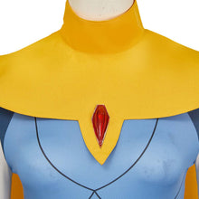 Laden Sie das Bild in den Galerie-Viewer, Dispatch Blonde Blazer Jumpsuit Mandy Cosplay Kostüm