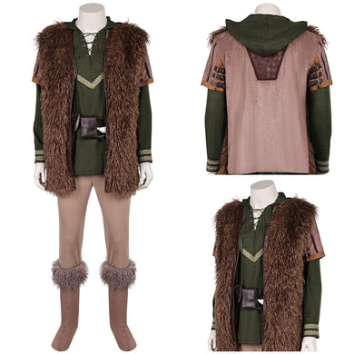 Drachenzähmen leicht gemacht Hicks der Hüne grün Kostüm Set Cosplay Outfits