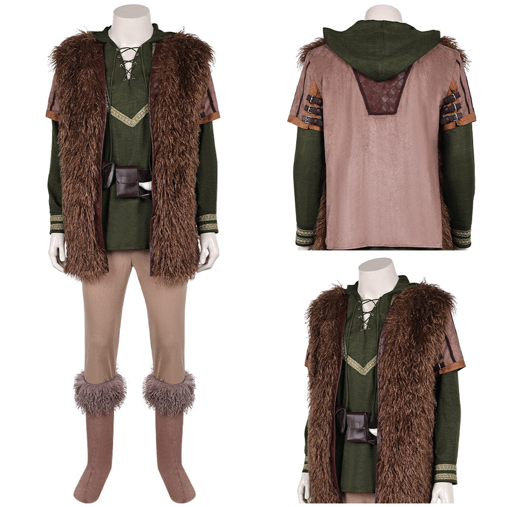 Drachenzähmen leicht gemacht Hicks der Hüne grün Kostüm Set Cosplay Outfits