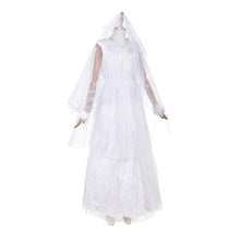 Laden Sie das Bild in den Galerie-Viewer, Ebenezer (2026) Ghost of Christmas Past weiß Kleid Cosplay Outfit