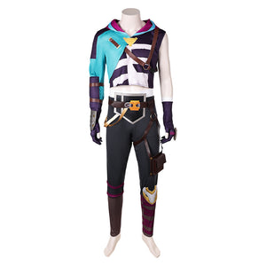 Ekko Arcane: League of Legends Cosplay Outfits Halloween Karneval Kostüm