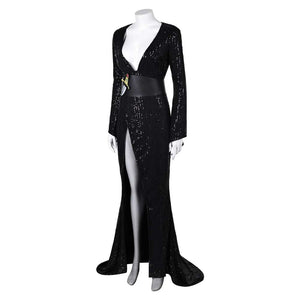 Elvira: Mistress Of The Dark Elvira Schwarz Kleid Cosplay Kostüm