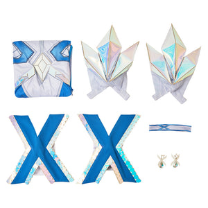 Emma Frost Jumpsuit Marvel Rivals Emma Cosplay Kostüm Set