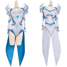 Laden Sie das Bild in den Galerie-Viewer, Emma Frost Jumpsuit Marvel Rivals Emma Cosplay Kostüm Set