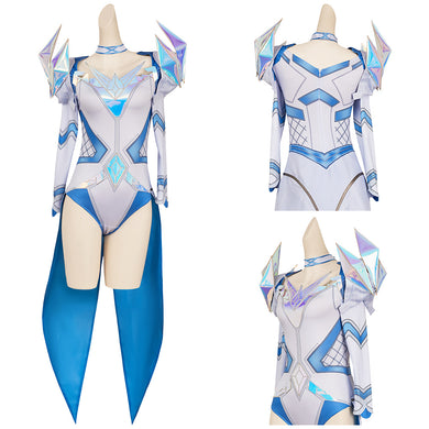 Emma Frost Jumpsuit Marvel Rivals Emma Cosplay Kostüm Set