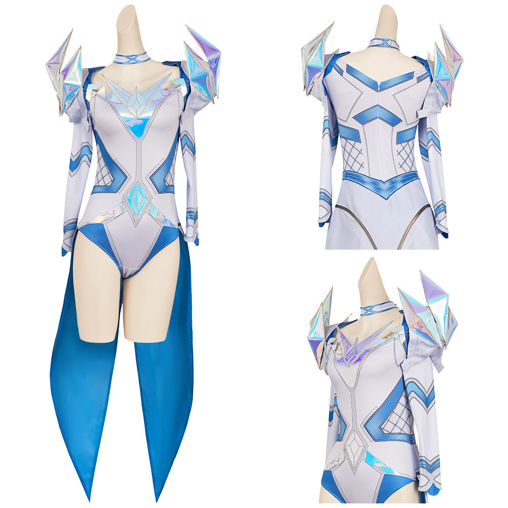 Emma Frost Jumpsuit Marvel Rivals Emma Cosplay Kostüm Set
