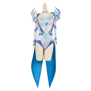 Emma Frost Jumpsuit Marvel Rivals Emma Cosplay Kostüm Set