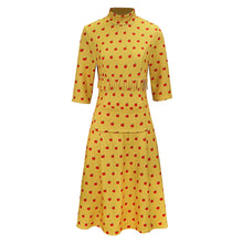 Laden Sie das Bild in den Galerie-Viewer, Fantastic Mr. Fox Mrs. Felicity Fox gelb Kleid Cosplay Outfit
