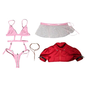 Final Fantasy VII Aerith Gainsborough originelle Damen Dessous-Set