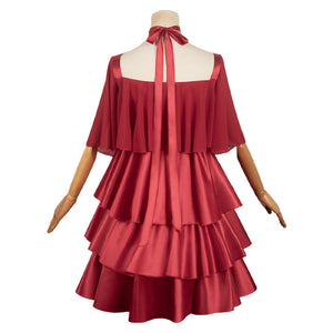 Frieren – Nach Dem Ende Der Reise Frieren rot Kleid Cosplay Kostüm